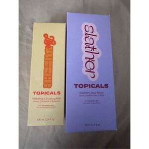 Slather Exfoliating Body Serum and hydrating and soothing mist bundle